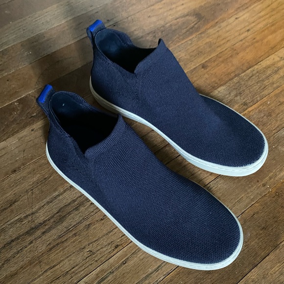 Rothy’s Navy Chelsea Slip-On Boots - Picture 2 of 7